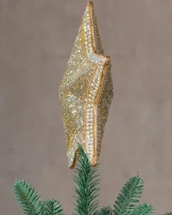 All Over Beaded Star Christmas Tree Toppers