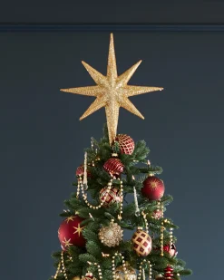All Over Beaded Star Christmas Tree Toppers