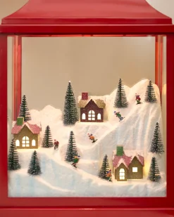 Alpine Ski Mountain Lantern