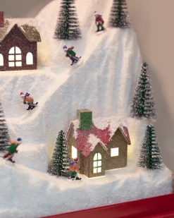 Alpine Ski Mountain Lantern