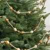 Antiqued Beaded Christmas Tree Garlands