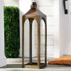 Antiqued Metal Lanterns