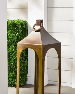 Antiqued Metal Lanterns