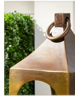 Antiqued Metal Lanterns