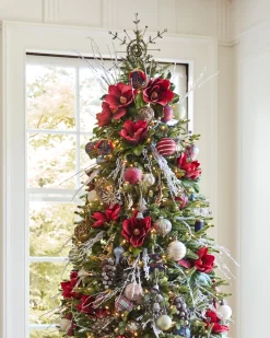 Antiqued Snowflake Christmas Tree Topper