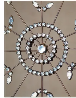 Antiqued Snowflake Christmas Tree Topper