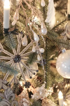 Antiqued Snowflake Christmas Ornament Collection