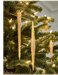 Beaded Icicle Ornament Collection