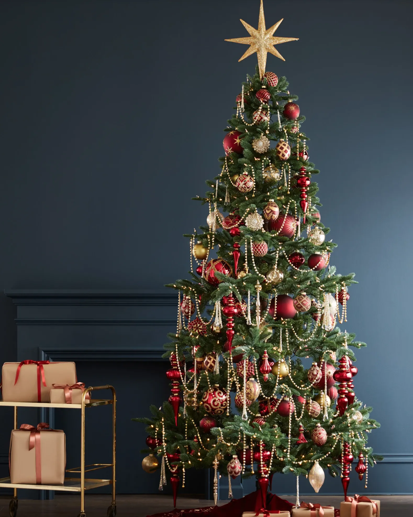 Brilliant Bordeaux Ornament Collection