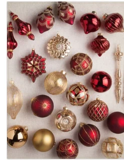 Brilliant Bordeaux Ornament Collection