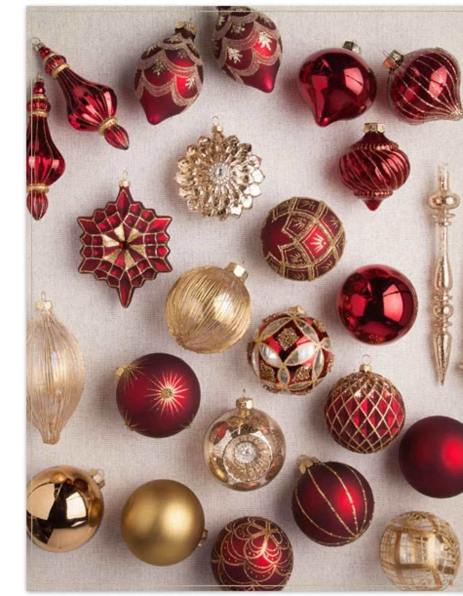 Brilliant Bordeaux Ornament Collection