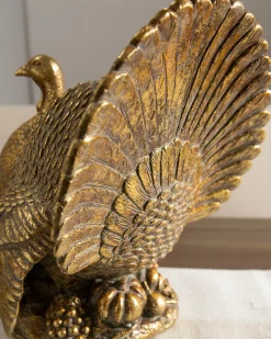 Bronzed Tabletop Turkey