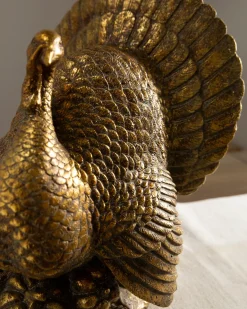 Bronzed Tabletop Turkey