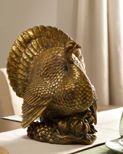 Bronzed Tabletop Turkey