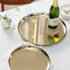 Brushed Brass Serving Trays