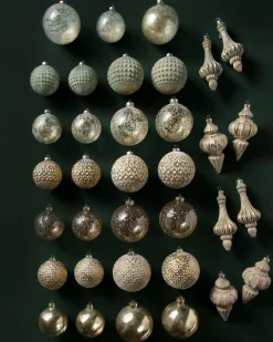 Burnished Metals Ornament Collection