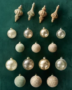 Burnished Metals Ornament Collection