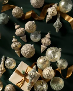 Burnished Metals Ornament Collection