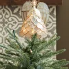 Capiz Angel Lighted Tree Toppers