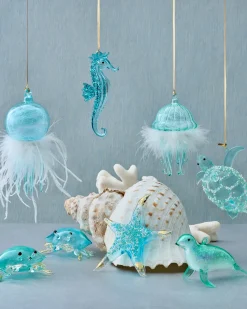 Coastal Chic Christmas Ornament Collection