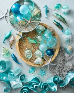 Coastal Chic Christmas Ornament Collection