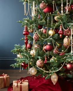 Crystal & Gold Christmas Tree Garlands