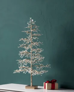 Crystal & Pearl Champagne Trees