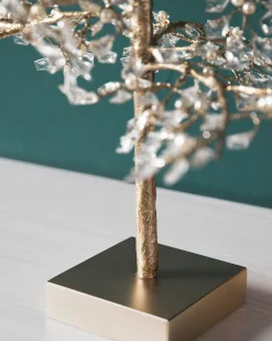 Crystal & Pearl Champagne Trees