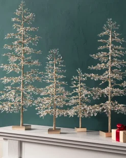 Crystal & Pearl Champagne Trees