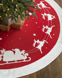 Dashing Through The Snow Christmas Tree Skirts