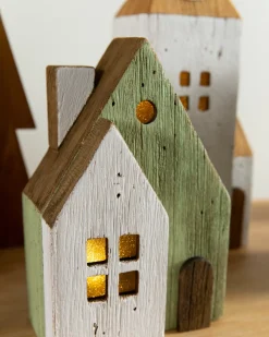 Farmhouse Lit Wood Villages