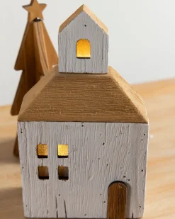 Farmhouse Lit Wood Villages