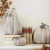 Faux Wood Pumpkins