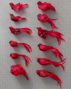 Feathered Flock Christmas Ornament Collection