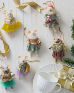 Festive Friends Felt Christmas Ornament Collection
