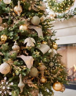 Glitter Christmas Tree Ribbon Collection