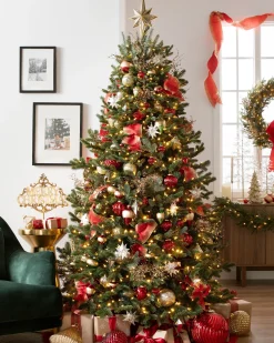 Glitter Ombre Christmas Tree Ribbon