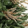 Gold Metallic Plume Christmas Tree Picks