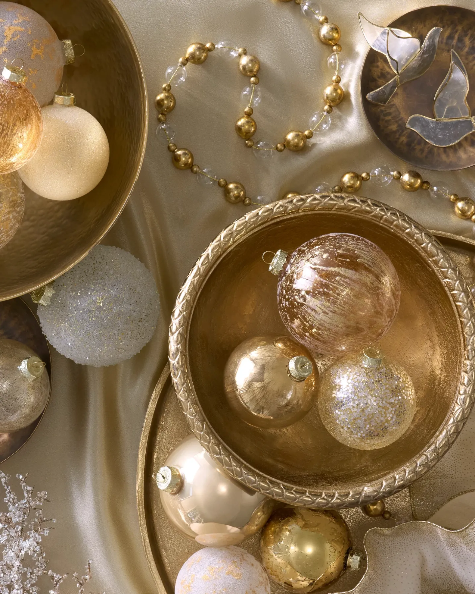 Golden Glow Ornament Collection