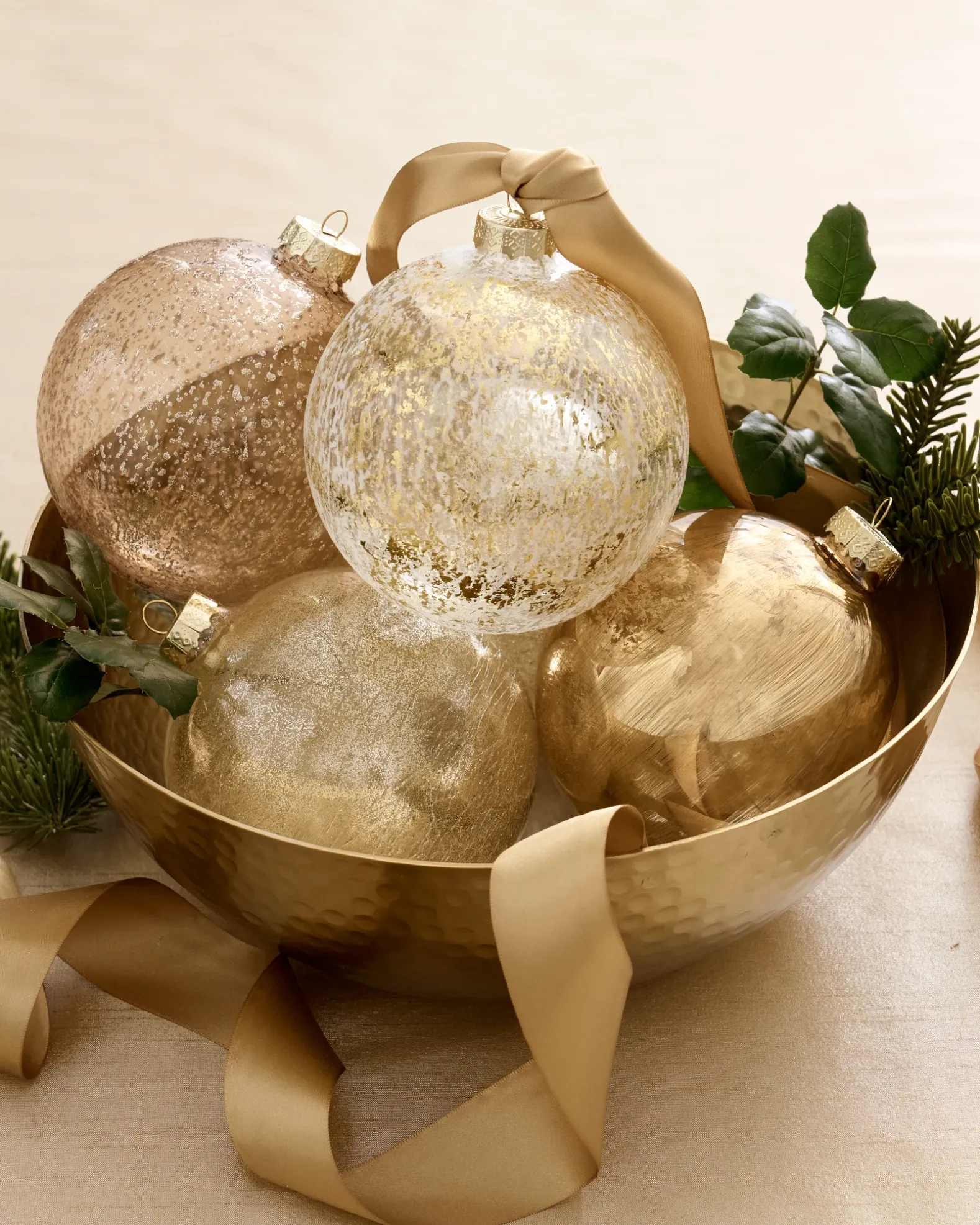 Golden Glow Ornament Collection