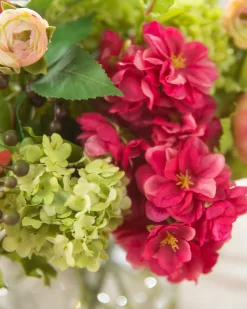 Hydrangea & Ranunculus Flower Foliage