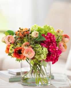Hydrangea & Ranunculus Flower Foliage