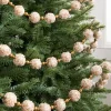 Ice Crystal Beaded Christmas Tree Garlands