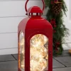 Lanterns With Lighted Ornaments