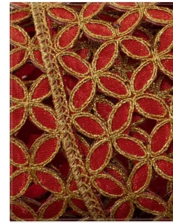 Lattice Cutout Christmas Tree Ribbon