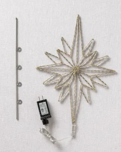 Lit Bethlehem Star Christmas Tree Toppers