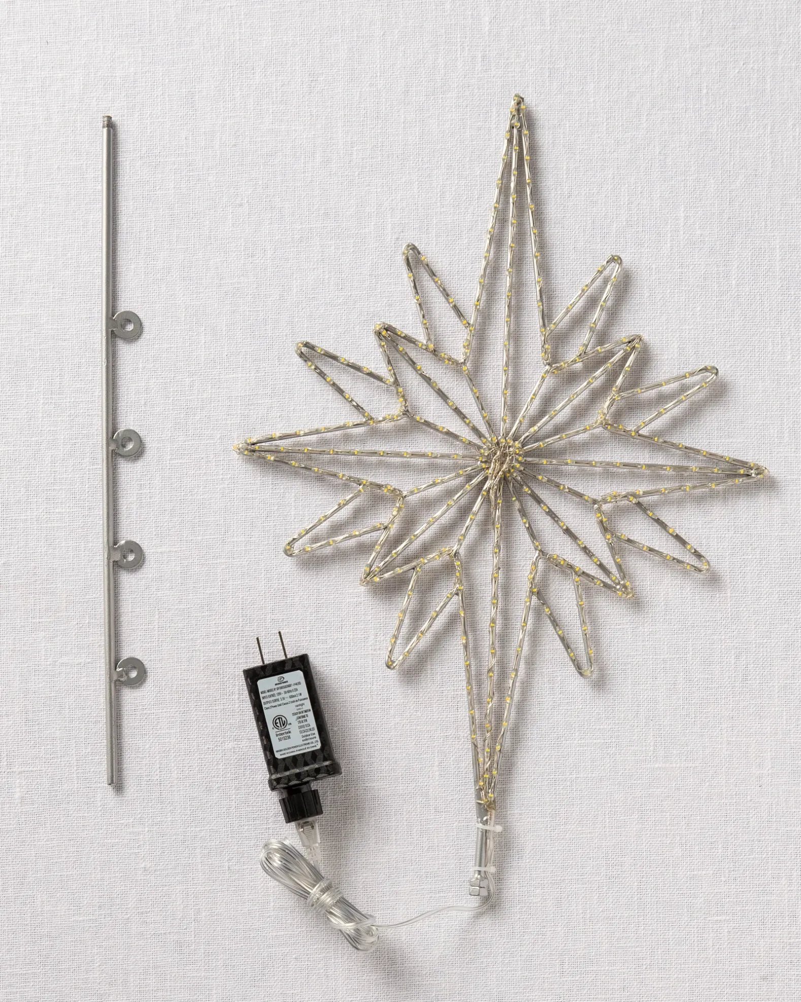 Lit Bethlehem Star Christmas Tree Toppers