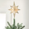 Lit Capiz Bethlehem Star Tree Toppers