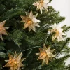 Lit Capiz Star Christmas Tree Garlands