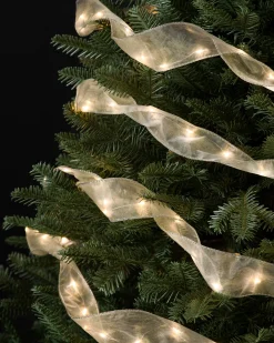 Lit Christmas Tree Ribbon Collection